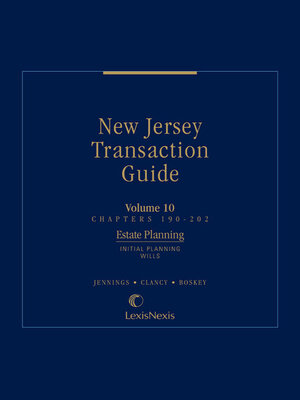 cover image of New Jersey Transaction Guide